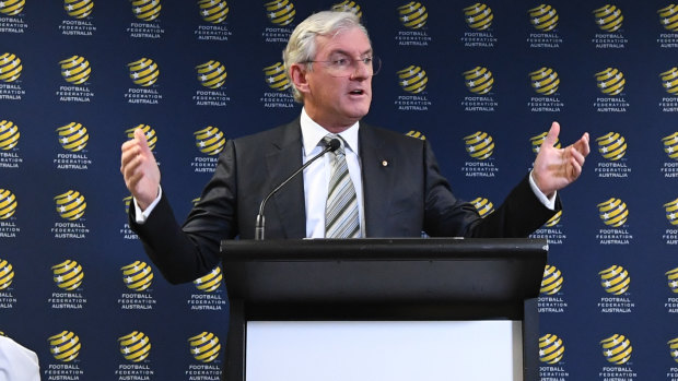 FFA chairman Steven Lowy will step down.