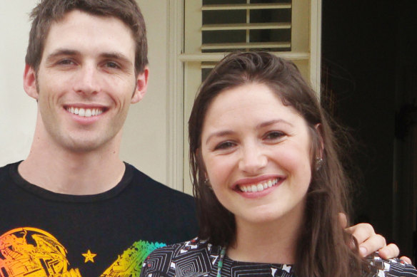 Loren O’Keefe with her missing brother Dan.