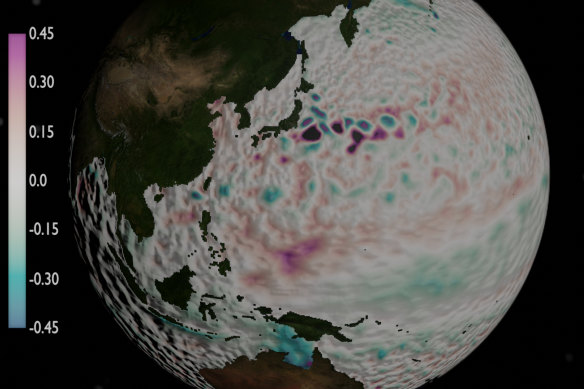 Nearly three decades of satellite data have given researchers information about long-term changes in difficult to measure ocean currents and eddies.