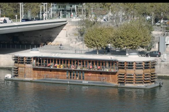 The Adamant is a barge that has been converted into a daycare centre for psychiatric patients.