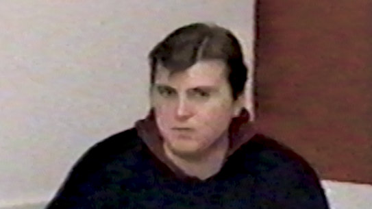 Homicide Detective Senior Sergeant Rod Wilson interviews Paul Denyer in 1993.