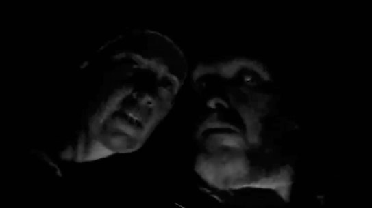 Stacey and Gareth Train appear in a video believed to have been filmed after two police officers and a neighbour were shot at Wieambilla.