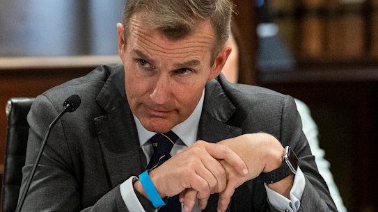 Who, me? Couldn’t be. Rob Stokes, former NSW cabinet minister who was appointed to a committee to rescue the NSW division of the Liberal party – without his knowledge.