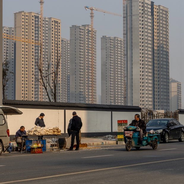 The unfinished flats of Yu Sen Cheng in Zhengzhou, China.