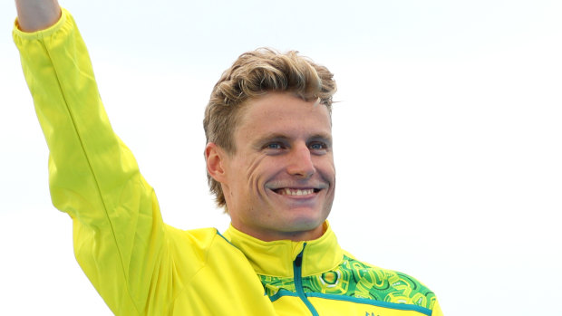 Matthew Hauser won bronze at the Commonwealth Games in Birmingham.