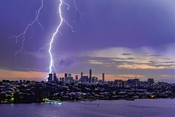 The Bureau of Meteorology has warned of potential severe storms  in Brisbane on Christmas Day,