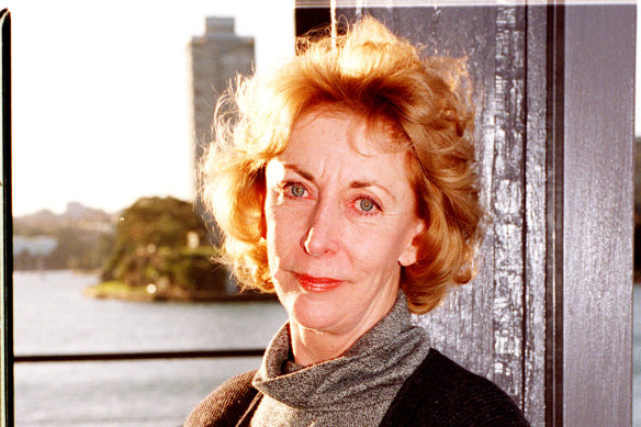 Actress Judi Farr at the Wharf Theatre in 1994.