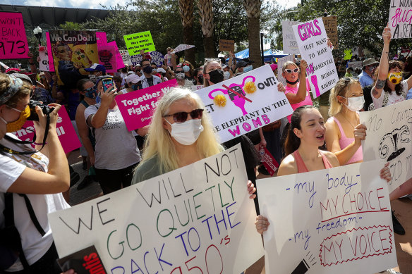 The Florida Supreme Court has allowed a six-week abortion ban.