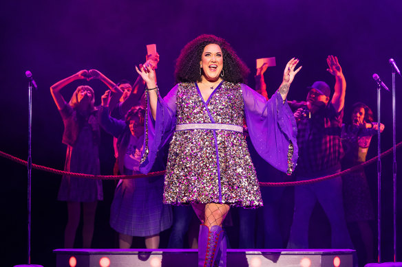 Casey Donovan as Deloris Van Cartier in Sister Act.