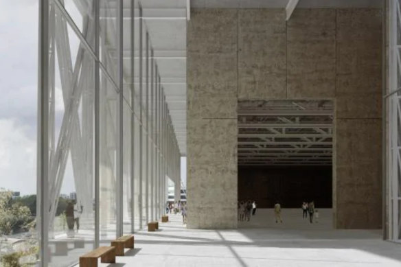 The museum will be built besdie the Parramatta River. 