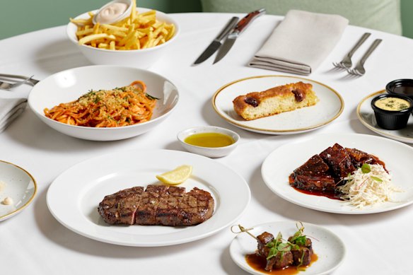Surf and turf at Black Hide.