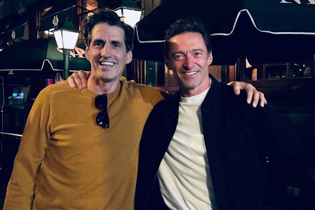 Hugh Jackman and Andy Lee