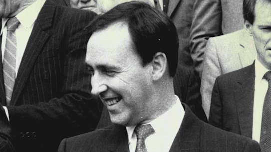 Bob Hawke and Paul Keating in 1987.