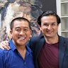 TV host Anh Do with surgeon Munjed Al Muderis on season three of Anh’s Brush with Fame.
