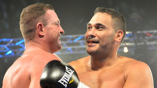 Justin Hodges and Rob Baron.