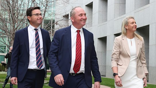 Barnaby Joyce is once again leader of the Nationals.