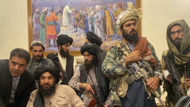 Taliban fighters take control of Afghan presidential palace after the Afghan President Ashraf Ghani fled the country.