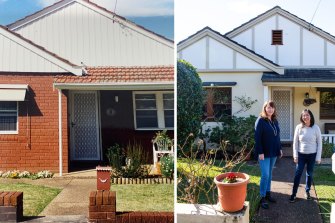 The Penshurst house, 1995 and 2022, bought by friends as a way into the property market.
