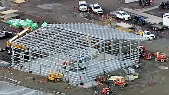 Construction continues at Mickleham. 