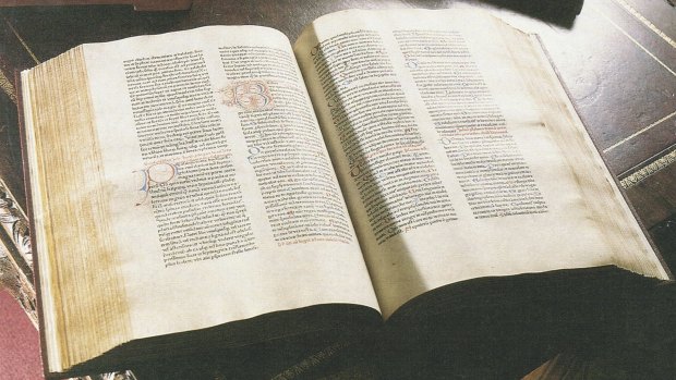 The Schoeffer bible, circa 1472, was sold to the Baillieu Library at the University of Melbourne for $200,000. 