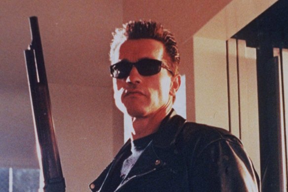 Arnold Schwarzenegger starred as The Terminator, a cybernetic assassin.