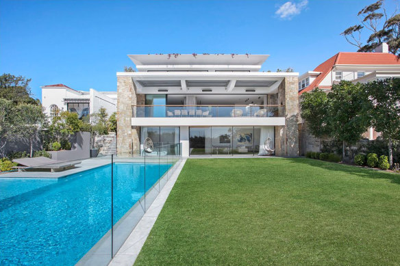 The Wentworth Road, Vaucluse, residence sold new in 2018 for $20.8 million, and resold recently for $32 million.