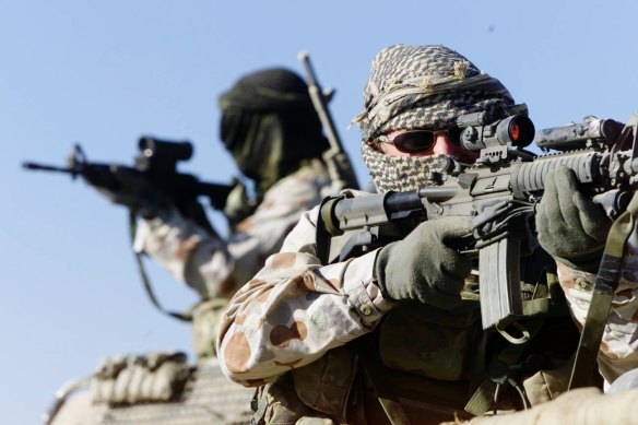 Australian SAS soldiers in Afghanistan.