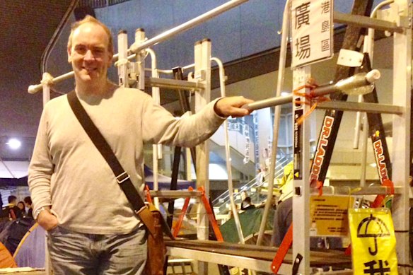 Antony Dapiran, author and long-time resident of Hong Kong. Pictured in 2017.