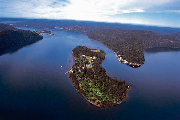 Milson Island on the Hawkesbury River.