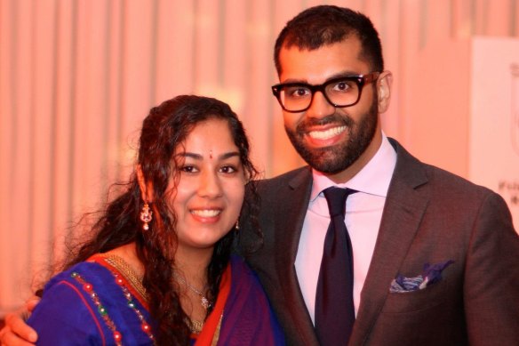 Tarang Chawla with his sister, Nikita, who was murdered in 2015.