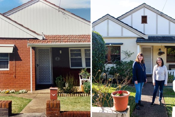 The Penshurst house, 1995 and 2022, bought by friends as a way into the property market.