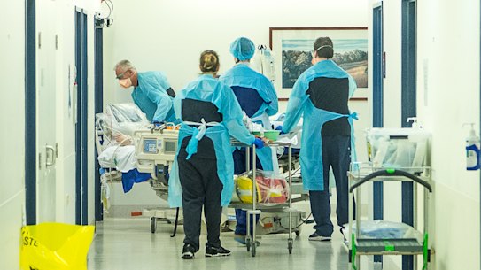 Australian Medical Association Victorian president Julian Rait said he was extremely concerned by the rise in infections in hospitals and aged care homes.