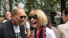 Fashion designer Michael Kors and Vogue boss Anna Wintour in New York this month. 