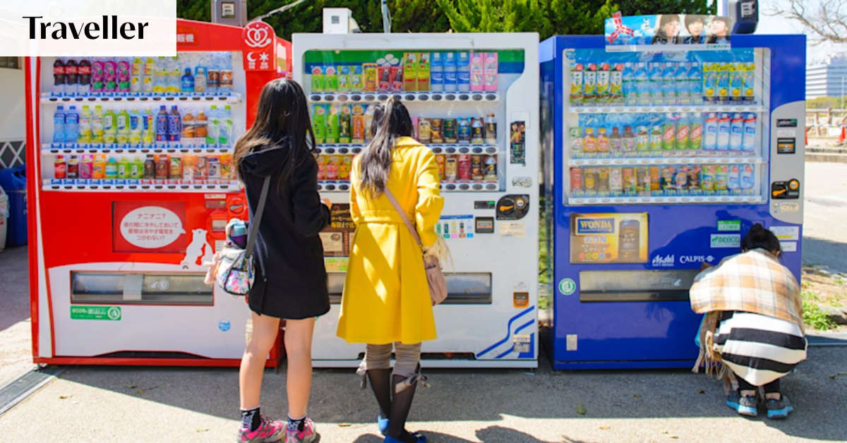 The variety and value on offer in Japan’s vending machines