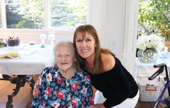 Maria Loro (left) with her daughter Rosy Clarkson.