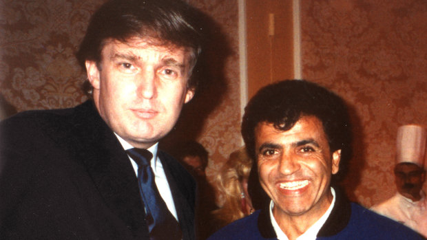 Long before Donald Trump moved into the White House, he and Queensland hairdresser Stefan Ackerie struck up a friendship. The pair is at the 1985 National Offshore Powerboat Championship, which Mr Trump sponsored.