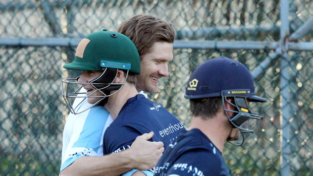 Welcome back: Steve Smith and Shane Watson are both playing for Sutherland this weekend.