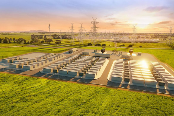 Neoen's proposed 300 megawatt battery near Geelong is among the strong pipeline of new storage projects.