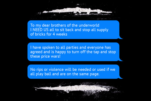 Images of the leaked messages directing dealers to withhold supply. 