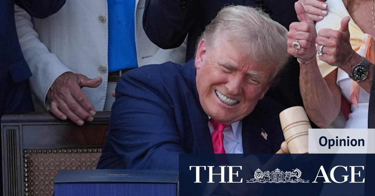 Trump declared an auction but no bidders turned up