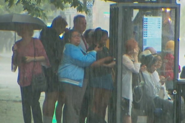 Powerful spring thunderstorms have also swept through South Australia, bringing widespread rain and dangerous winds.