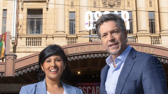 Lord Mayor Nick Reece and deputy lord mayor Roshena Campbell.
