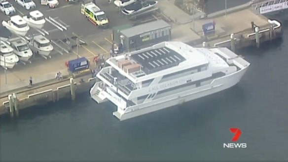 The Lady Rose party boat.