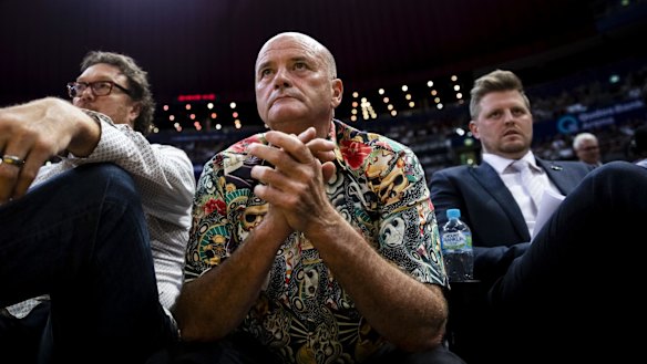 Heart on his sleeve ... Kings owner Paul Smith is furious about the NBL awarding the championship to the Perth Wildcats.