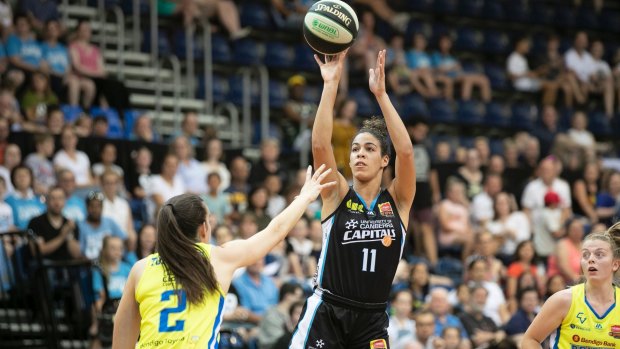 Capitals point guard Kia Nurse is fifth in the league on points per game this season. 
