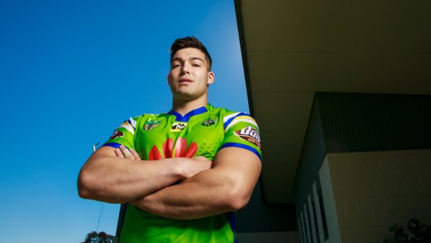 Canberra Raiders speedster Nick Cotric.