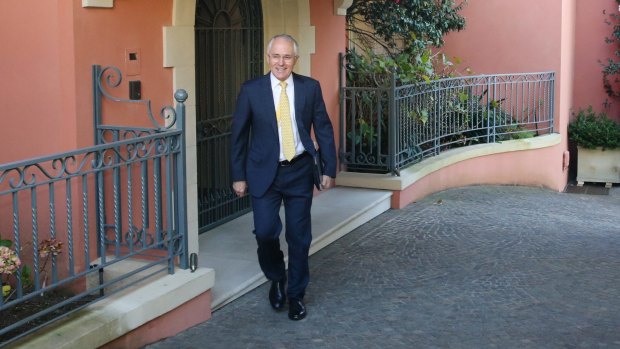 Malcolm Turnbull, pictured at his Point Piper mansion, is paid well. Has he earnt it?