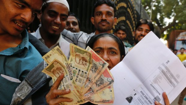 Chaos ensued when India invalidated its two most popular notes.