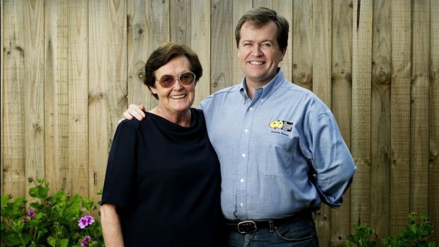 Bill Shorten and his mother Ann, pictured in 2005.