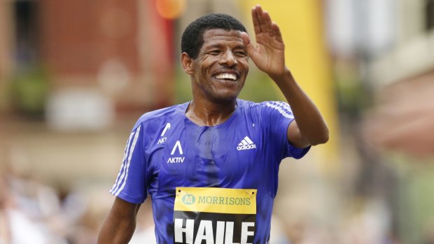See you in court: Ethiopian legend Haile Gebrselassie has threatened Farah with legal action.
